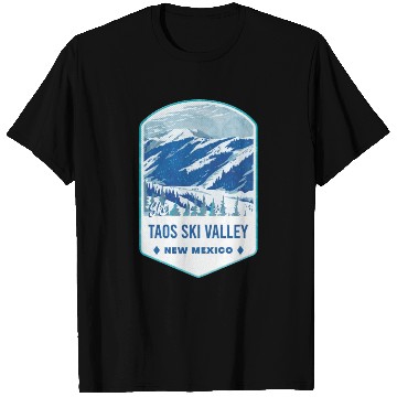 Discover Ski Taos Valley New Mexico T Shirts