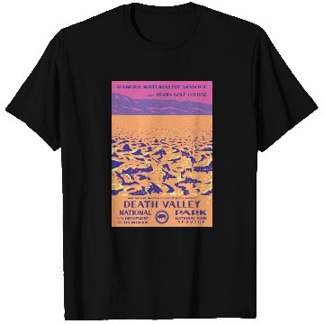 Discover Death Valley Devils Golf Course WPA T Shirts