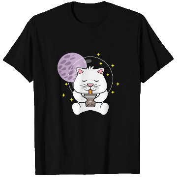 Discover Kawaii Cat Space Pet Lover Gift T Shirts