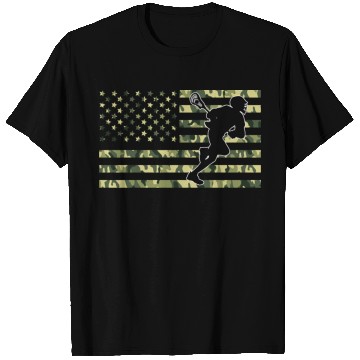 Discover American Camo Flag Lacrosse American Flag Camo T Shirts