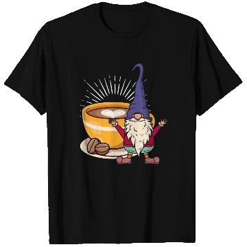 Discover Coffee Gnome Heart Gardening Gnomes T Shirts