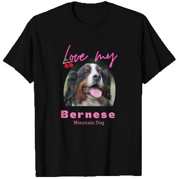 Discover Love my Bernese Mountain Dog Girl T Shirts