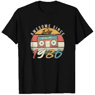 Discover Building Year 1986 In July T Shirts