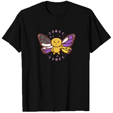 Discover Gender Non-Binary Monarch Butterfly Subtle Pride T Shirts