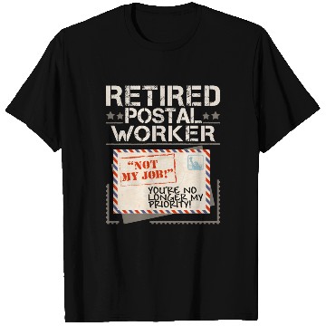 Discover Retired Postal Worker Mailman Postman Mail T Shirts