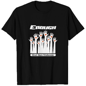 Discover Wear Orange Enough End Gun for peace Classic T Shirts