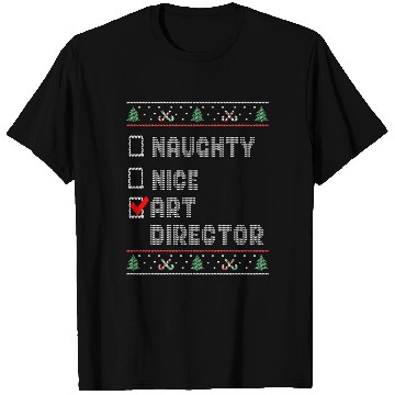 Discover Naughty Nice Art Director, Matching Christmas T Shirts