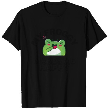 Discover Froggy Frog Makes Me Happy T Shirts