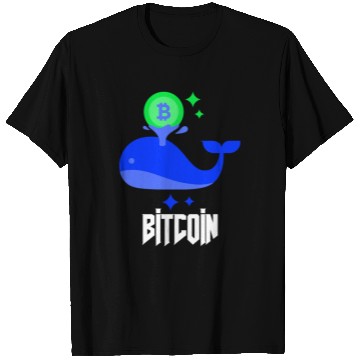 Discover Bitcoin whale T Shirts