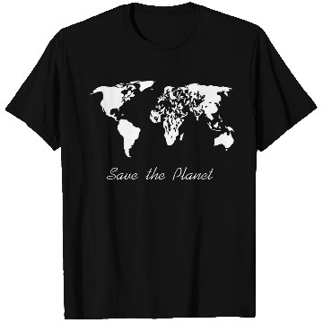 Discover Save the Planet - fragmented world T Shirts