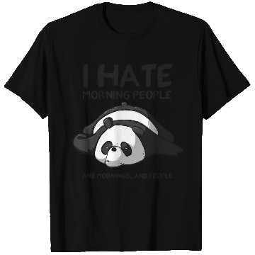 Discover Panda morning T Shirts