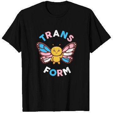 Discover Transgender Monarch Butterfly Trans Form Kawaii T Shirts