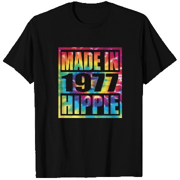 Discover Hippie Birthday 1977 T Shirts