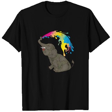 Discover Pan flag elephant LGBT queer gift pansexual T Shirts