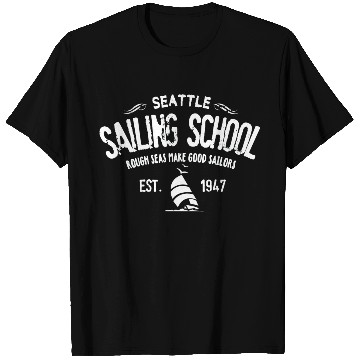 Discover Seattle sailing school T Shirts