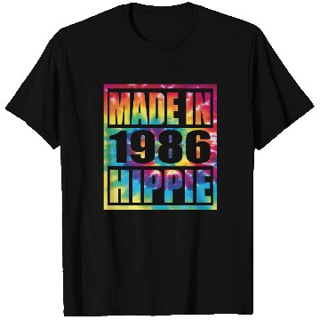 Discover Hippie Birthday 1986 T Shirts