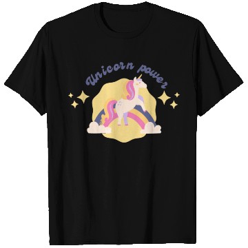 Discover Unicorn power T Shirts