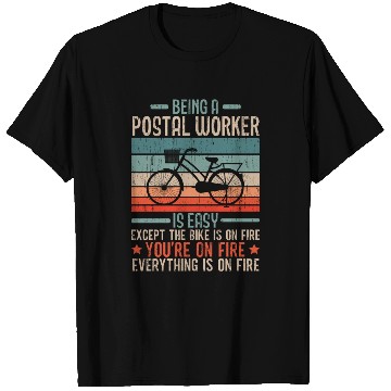Discover I Am Postal Worker Mail Carrier Mailman Profession T Shirts