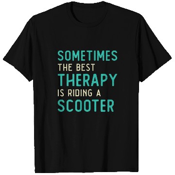 Discover Scooter Driver Best Therapy Stunt Retro Vintage T Shirts