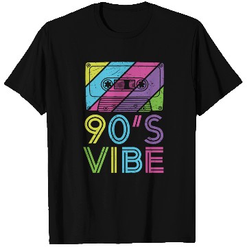 Discover 90's Vibe Retro Cassette Tape Music T Shirts