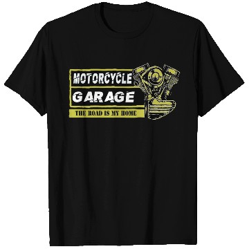 Discover Motorcycle Garage T Shirts