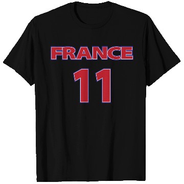 Discover France Jersey Number 11 T Shirts