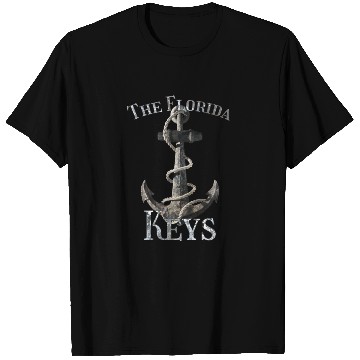 Discover Florida Keys Vacation Nautical Anchor Sailing T Shirts