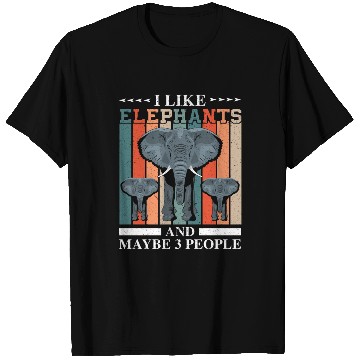 Discover I Like Elephants And Maybe 3 People Zookeeper T Shirts