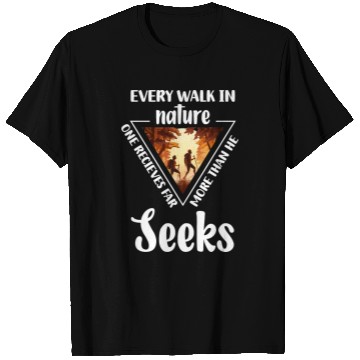 Discover Forest Camping Wilderness T Shirts
