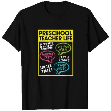 Discover Preschool Teacher Life T Shirts