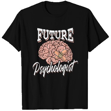 Discover Future psychologist - therapy psychology brain T Shirts