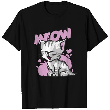 Discover Sweet cute baby cat meow T Shirts