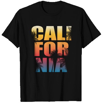 Discover California palm tree T Shirts