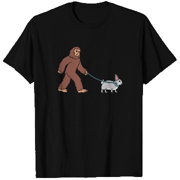 Discover Bigfoot Sasquatch Walking Rabbit T Shirts