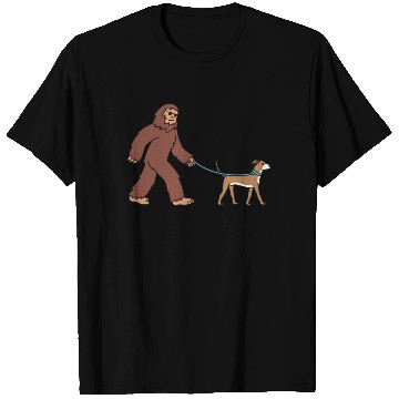Discover Bigfoot Sasquatch Walking Greyhound T Shirts