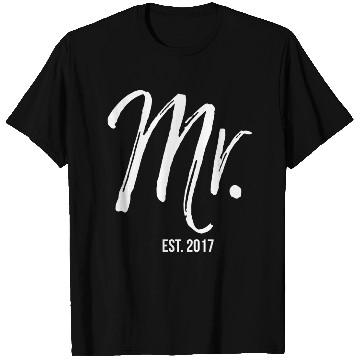 Discover Wedding Anniversary For Men Husband Mr Est 2017 T Shirts