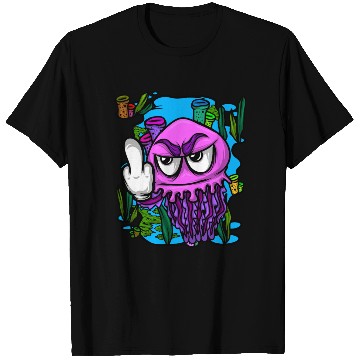 Discover Jelly Fish Middle Finger Jellyfish T Shirts