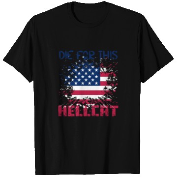 Discover Die For This Hellcat- Vintage US Flag T Shirts