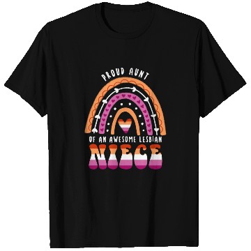 Discover Proud Aunt Awesome Lesbian Niece T Shirts