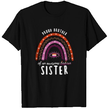 Discover Rainbow Brother Lesbian Sister T Shirts