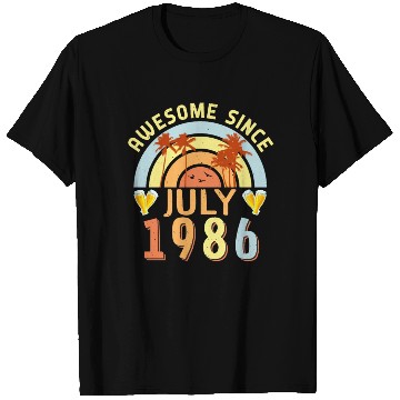 Discover 1986 July Retro T Shirts