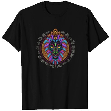 Discover Lion Head Colorful T Shirts