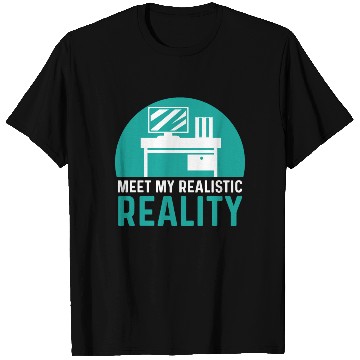 Discover Realistic Reality Office Worker Gift T Shirts