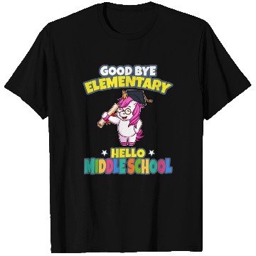 Discover Good Bye Elementary Hello Middle School Graduation T Shirts