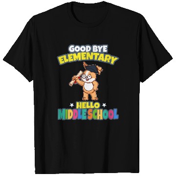 Discover Good Bye Elementary Hello Middle School Graduation T Shirts