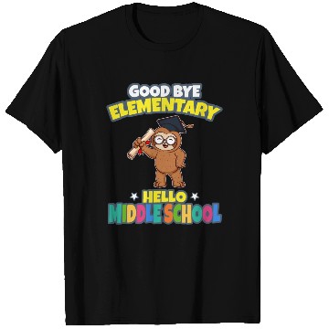Discover Good Bye Elementary Hello Middle School Graduation T Shirts