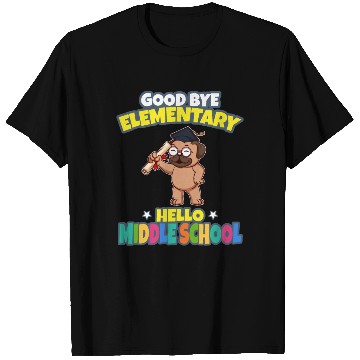 Discover Good Bye Elementary Hello Middle School Graduation T Shirts