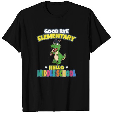 Discover Good Bye Elementary Hello Middle School Graduation T Shirts