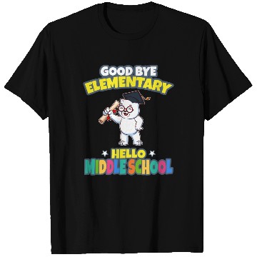 Discover Good Bye Elementary Hello Middle School Graduation T Shirts