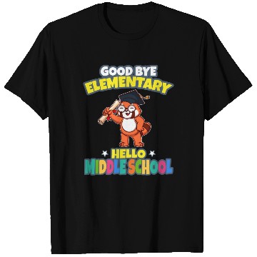 Discover Good Bye Elementary Hello Middle School Graduation T Shirts